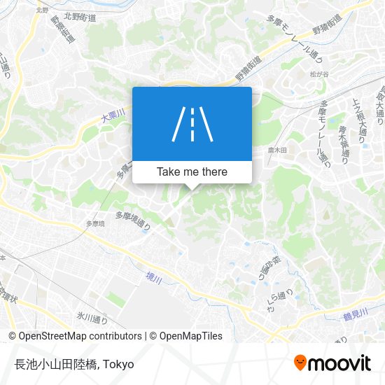 長池小山田陸橋 map