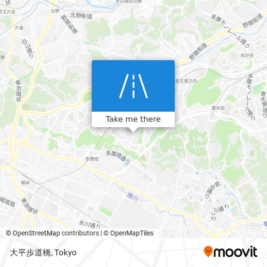 大平歩道橋 map