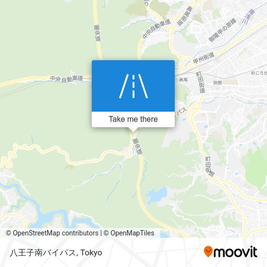 八王子南バイパス map