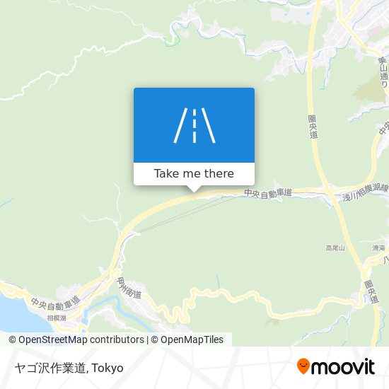 ヤゴ沢作業道 map