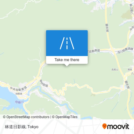 林道日影線 map