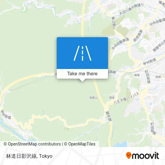 林道日影沢線 map