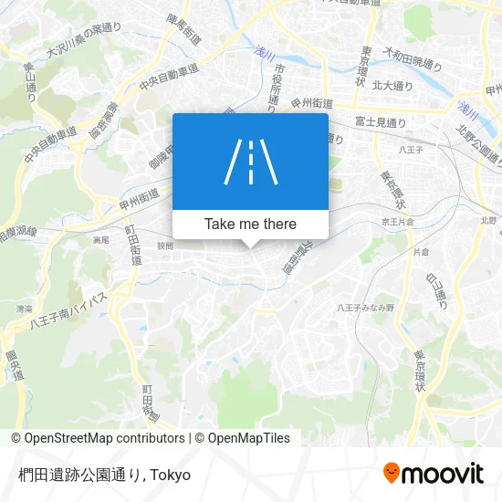 椚田遺跡公園通り map