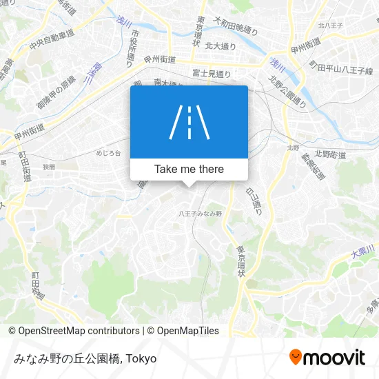みなみ野の丘公園橋 map