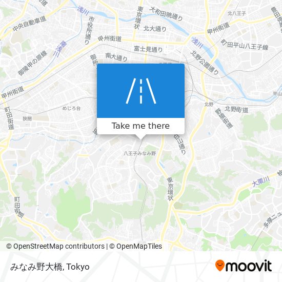 How To Get To みなみ野大橋 In 八王子市 By Metro Or Bus Moovit