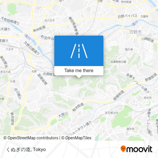 くぬぎの道 map