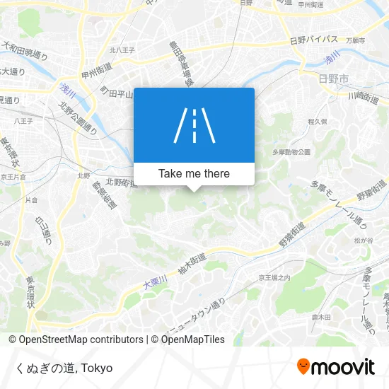 くぬぎの道 map