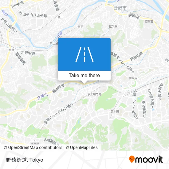 野猿街道 map