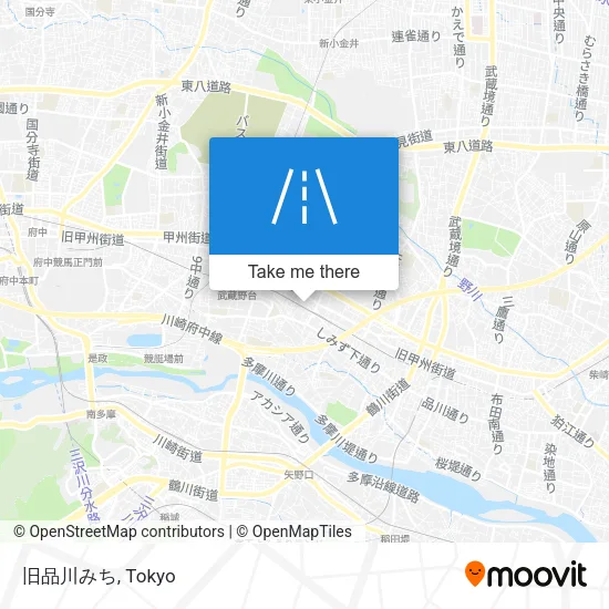 旧品川みち map