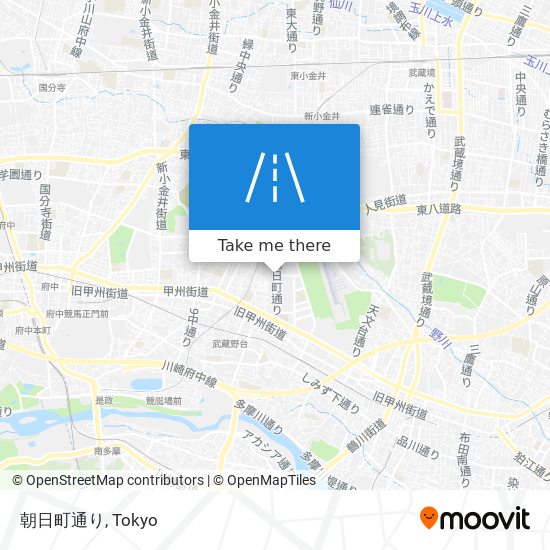 朝日町通り map