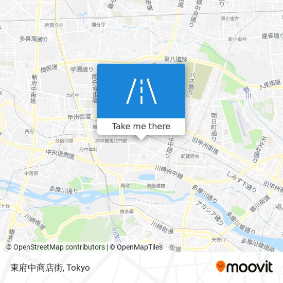 東府中商店街 map