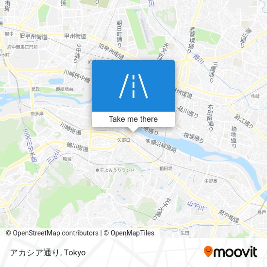 アカシア通り map