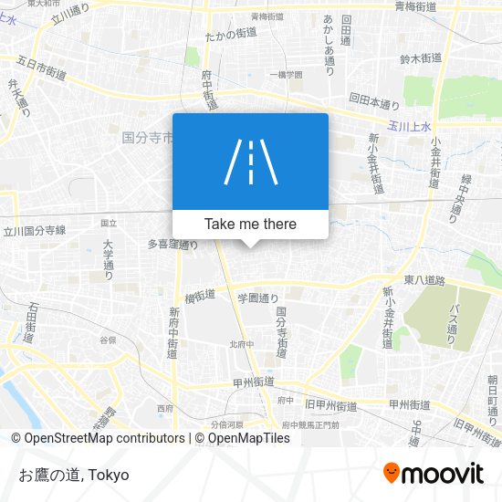 お鷹の道 map
