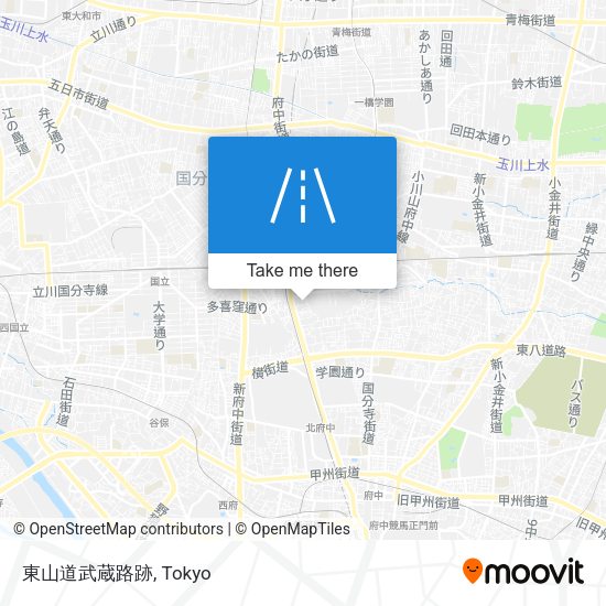東山道武蔵路跡 map