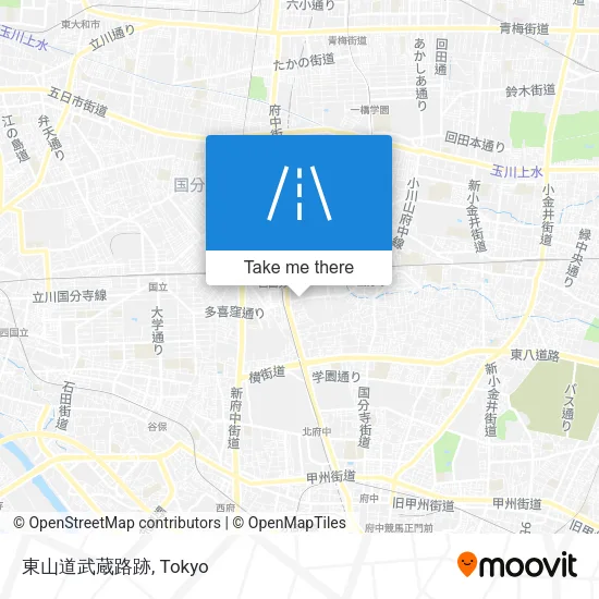 東山道武蔵路跡 map