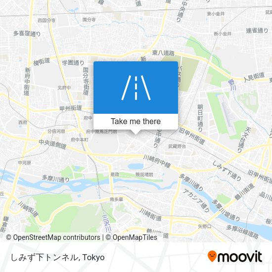 しみず下トンネル map