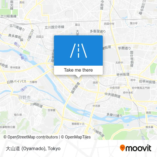 Oyama Road map