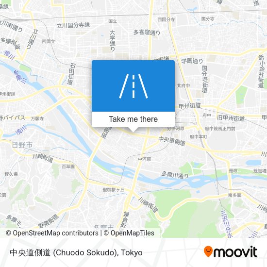 中央道側道 (Chuodo Sokudo) map