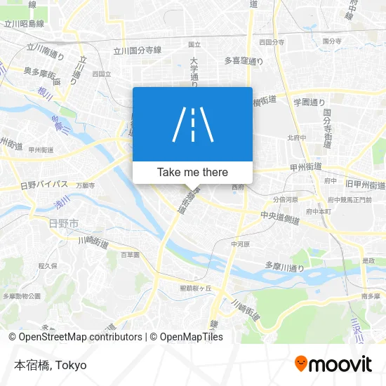 本宿橋 map