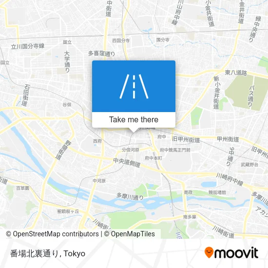 番場北裏通り map