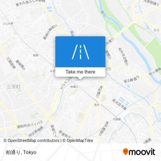 柏通り map