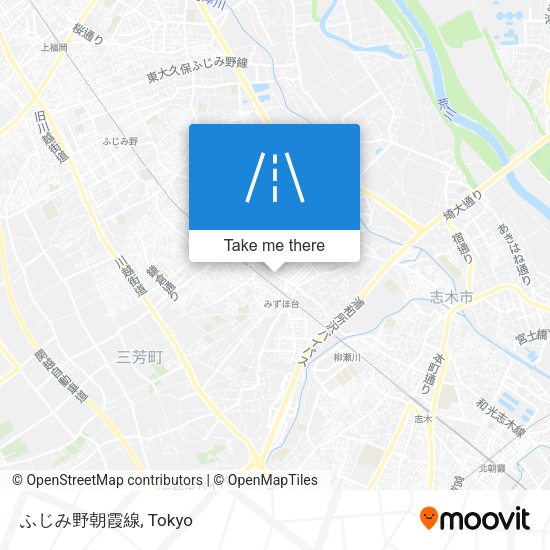 ふじみ野朝霞線 map