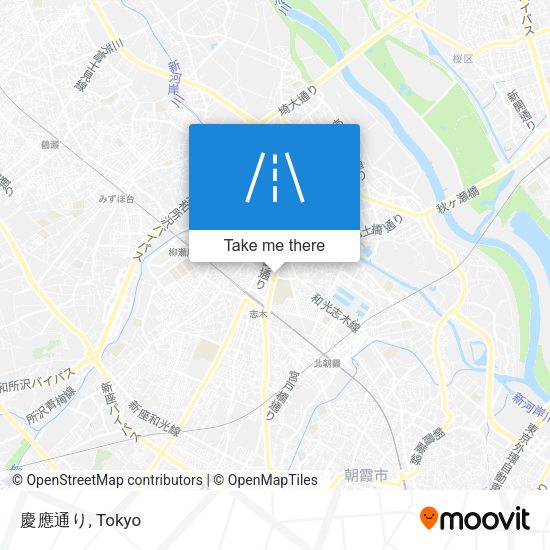 慶應通り map