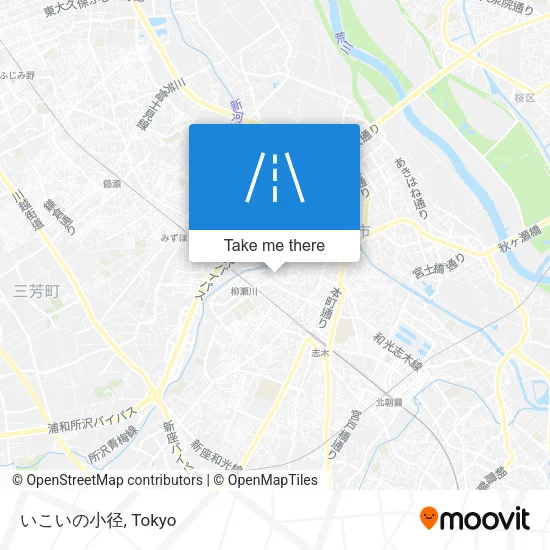 いこいの小径 map