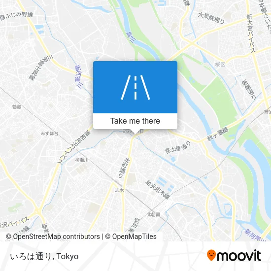 いろは通り map