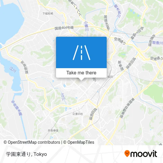 学園東通り map