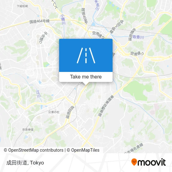 成田街道 map