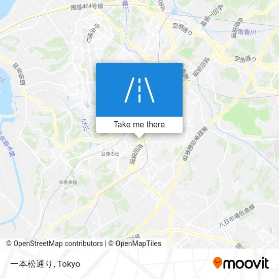 一本松通り map