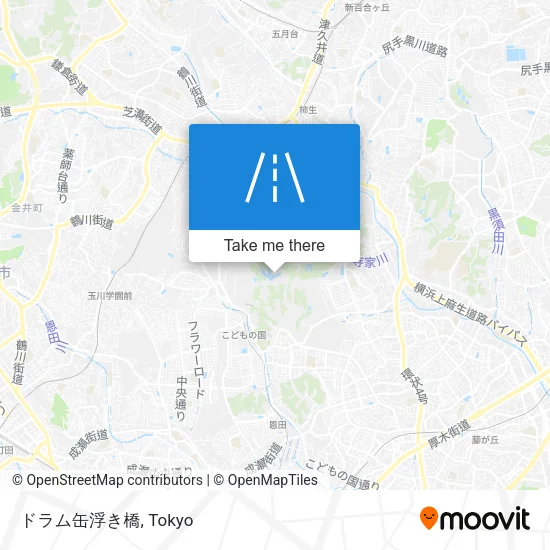 ドラム缶浮き橋 map