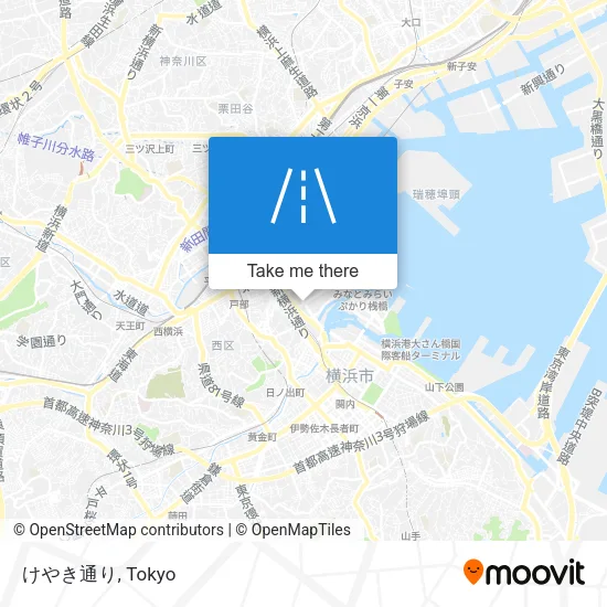 けやき通り map