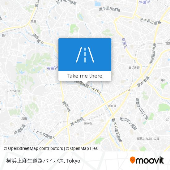 横浜上麻生道路バイパス map