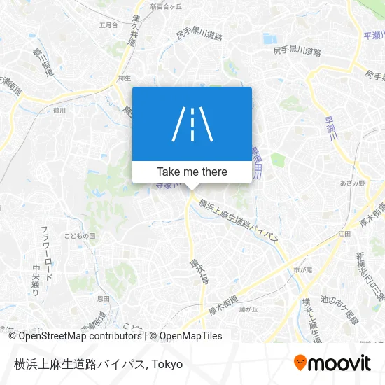 横浜上麻生道路バイパス map