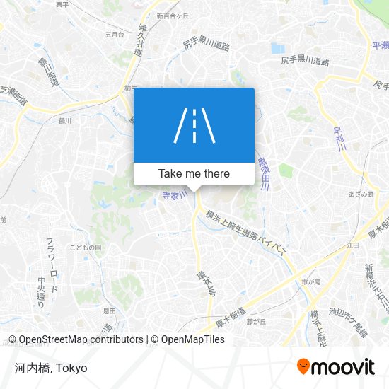 河内橋 map