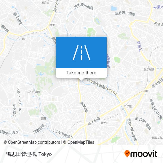 鴨志田管理橋 map