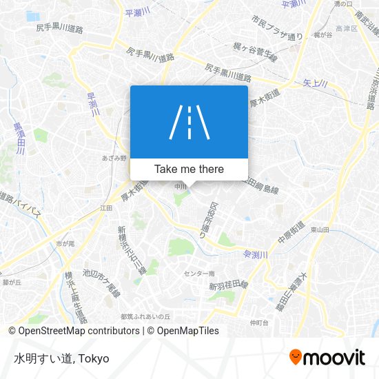 水明すい道 map
