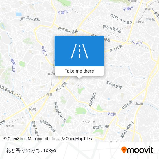 花と香りのみち map