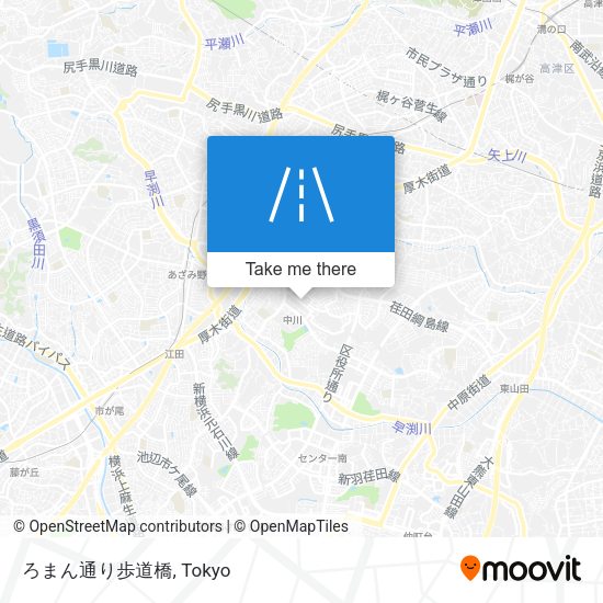 ろまん通り歩道橋 map