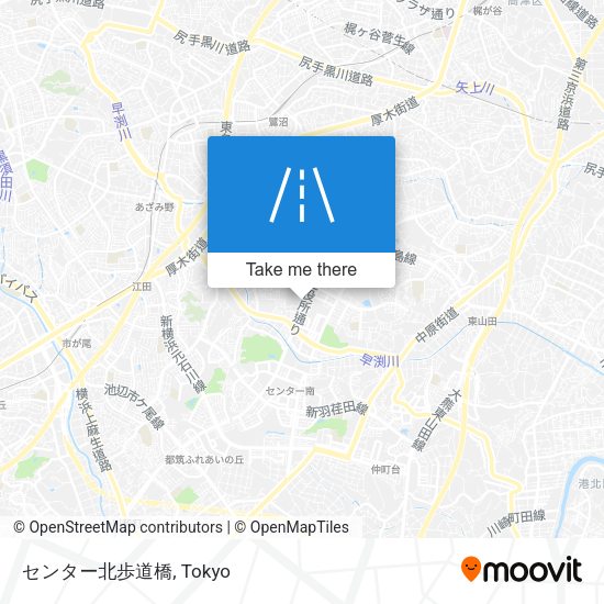 センター北歩道橋 map
