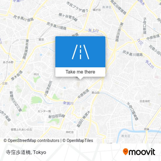 寺窪歩道橋 map