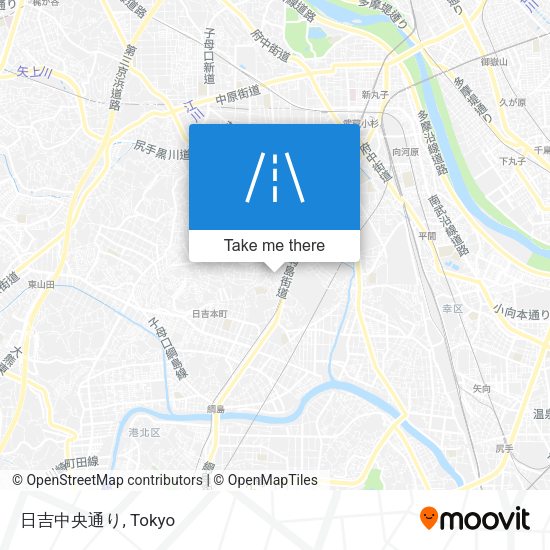 日吉中央通り map