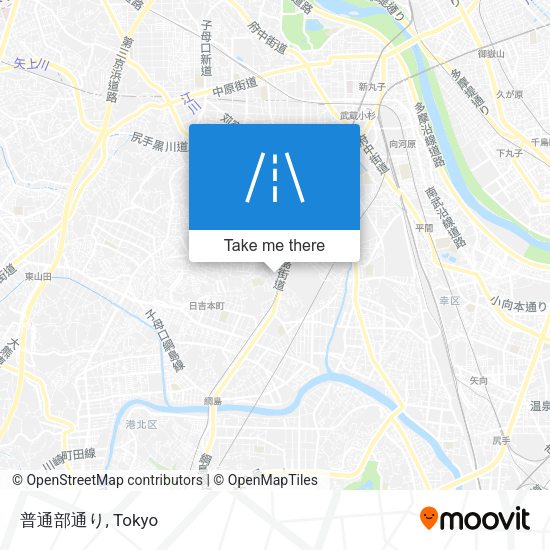 普通部通り map