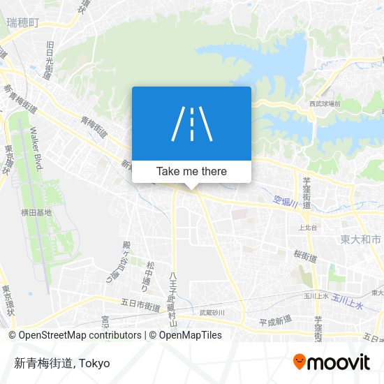 新青梅街道 map