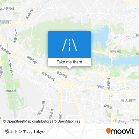 横田トンネル map