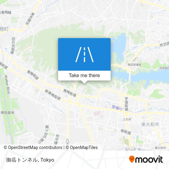 御岳トンネル map