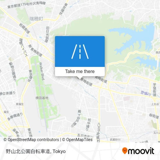 野山北公園自転車道 map