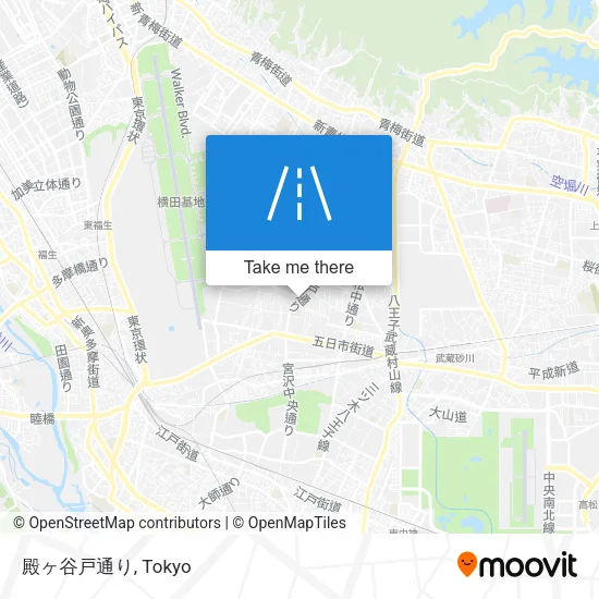 殿ヶ谷戸通り map